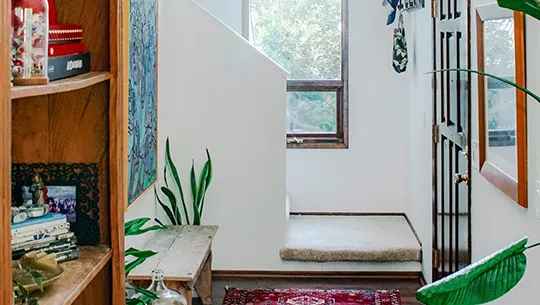 Entryway modern interior design.